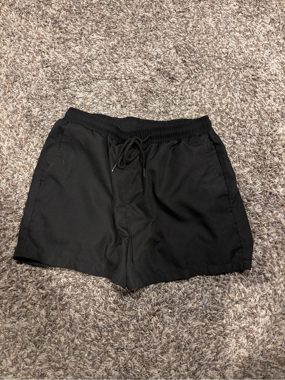 SHEIN Black Athletic Drawstring Shorts